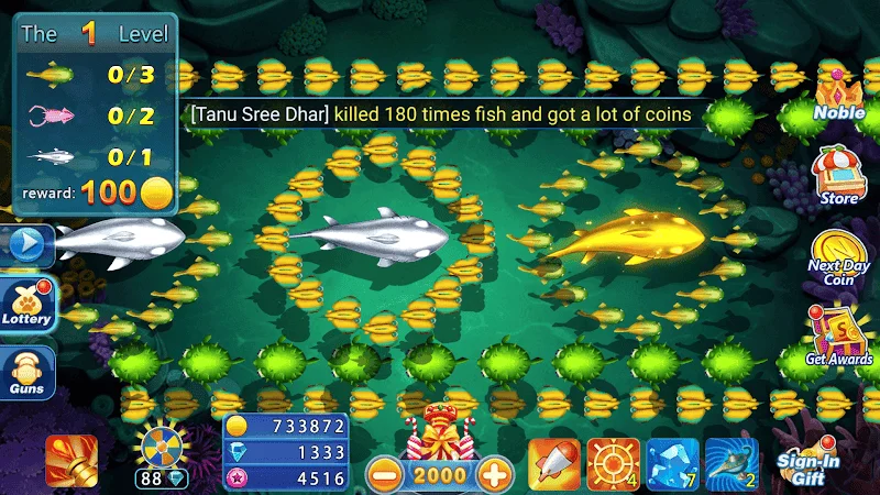 br18 Apresentando informações sobre o jogo de tiro ao peixe Fishing Clash.